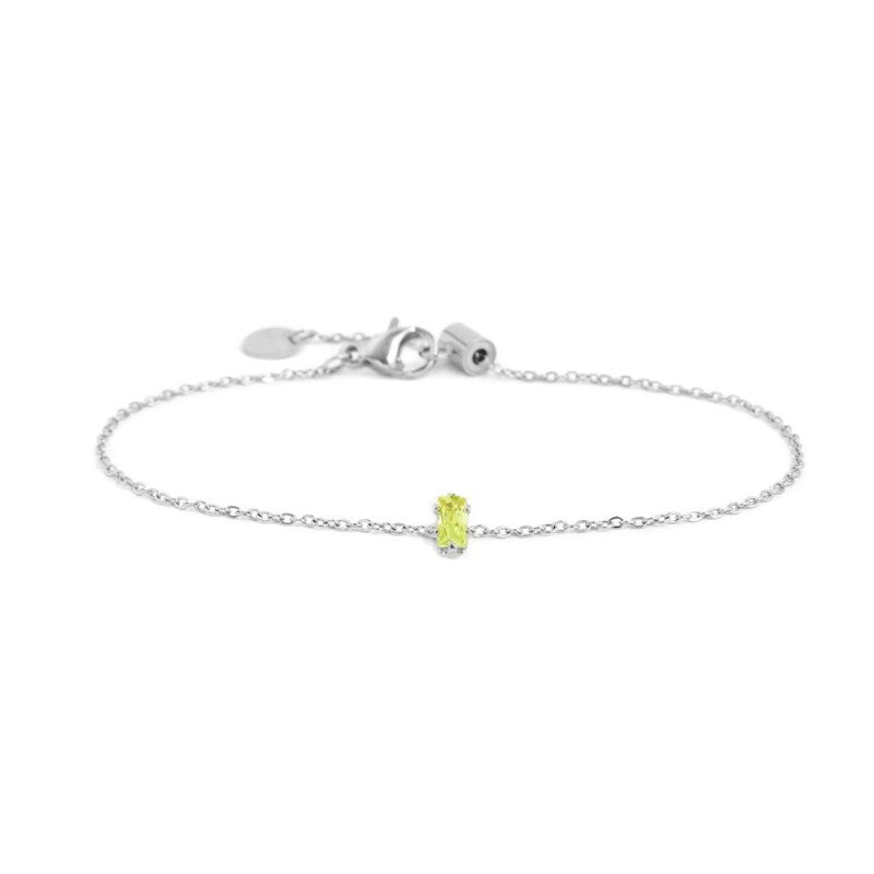 Bracciale donna Marlù in acciaio con cristallo 2BR0100-V