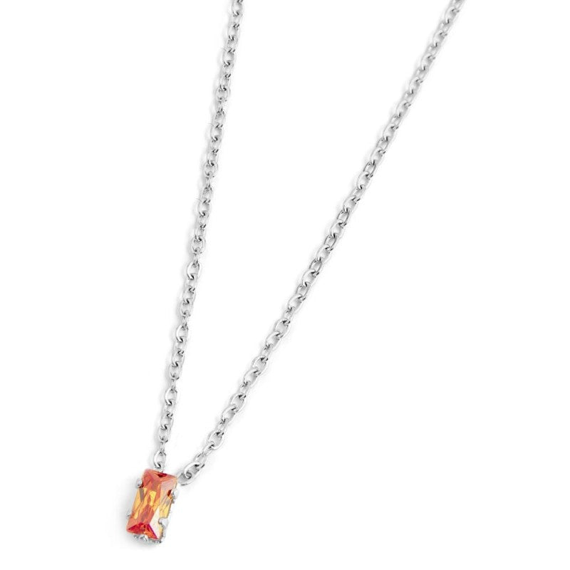 Collana donna Marlù in acciaio e cristallo 2CN0048-H