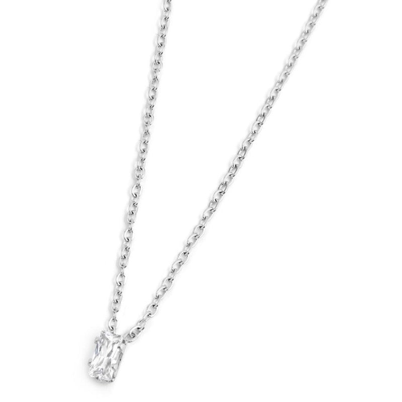 Collana donna Marlù in acciaio e cristallo 2CN0048-W
