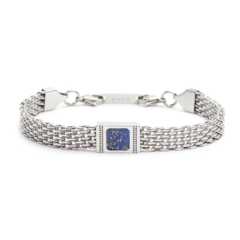 Bracciale unisex Marlù in acciaio e lapis 30BR0018-B