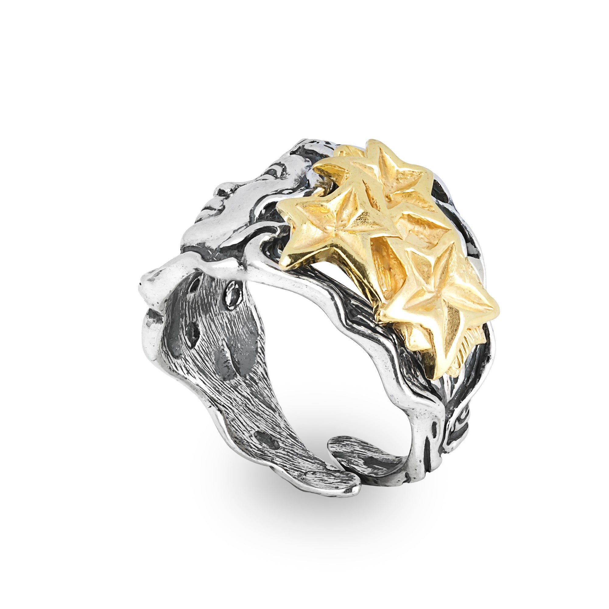 Anello donna Gerardo Sacco mese di dicembre in argento bicolore 31138