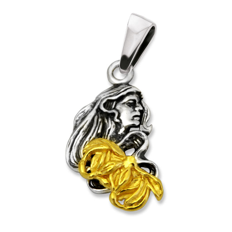 Charm donna Gerardo Sacco donna mese di gennaio in argento bicolore 31169