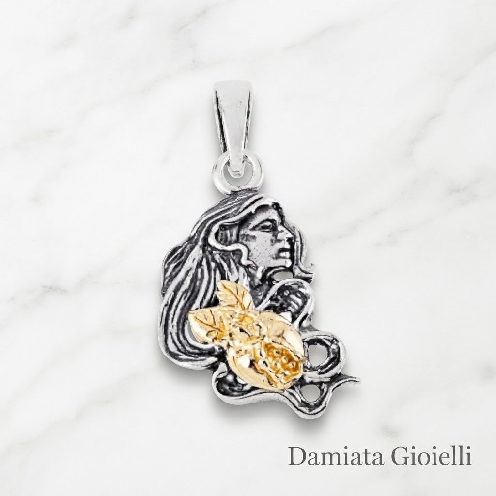 Charm donna Gerardo Sacco donna mese di novembre in argento bicolore ref. 31179
