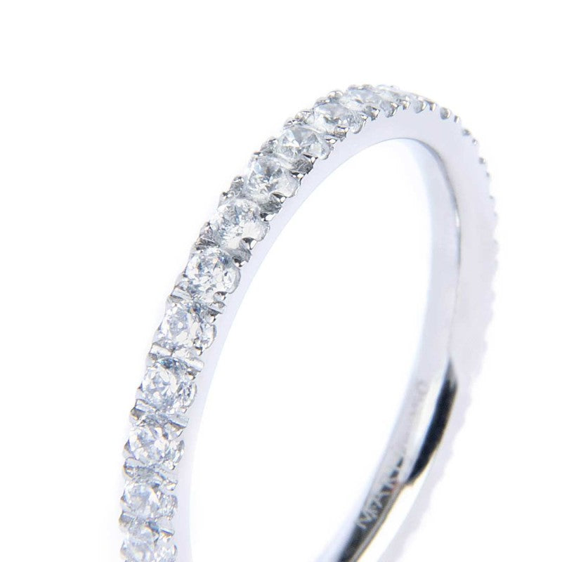 Anello fedina unisex Marlù in acciaio e zirconi 31AN0013W-10
