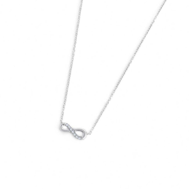 Collana unisex Marlù in acciaio e zirconi bianchi 31CN0008-W