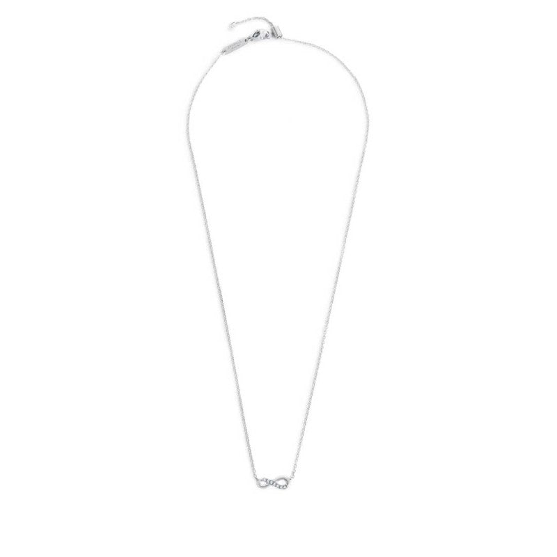 Collana unisex Marlù in acciaio e zirconi bianchi 31CN0008-W