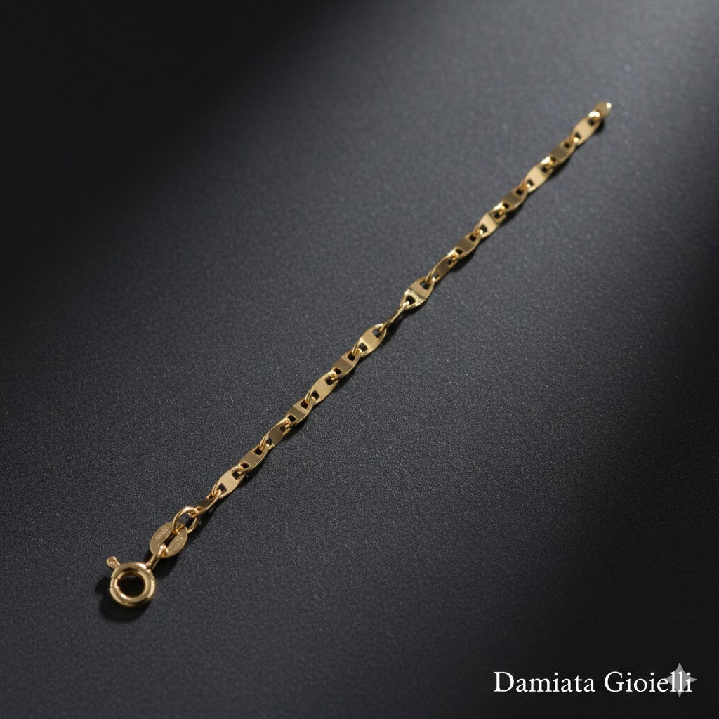 Bracciale a catena unisex Damiata Gioielli in oro giallo 320/8/102