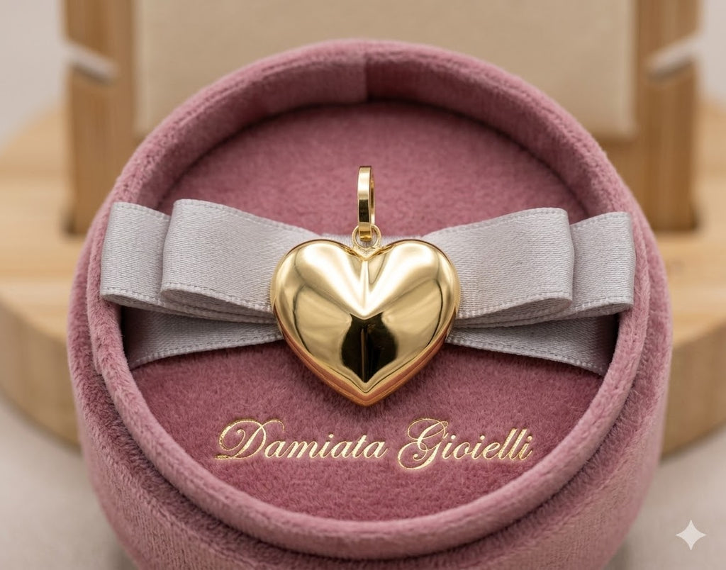Ciondolo a cuore donna Damiata Gioielli in oro giallo 321/8/102