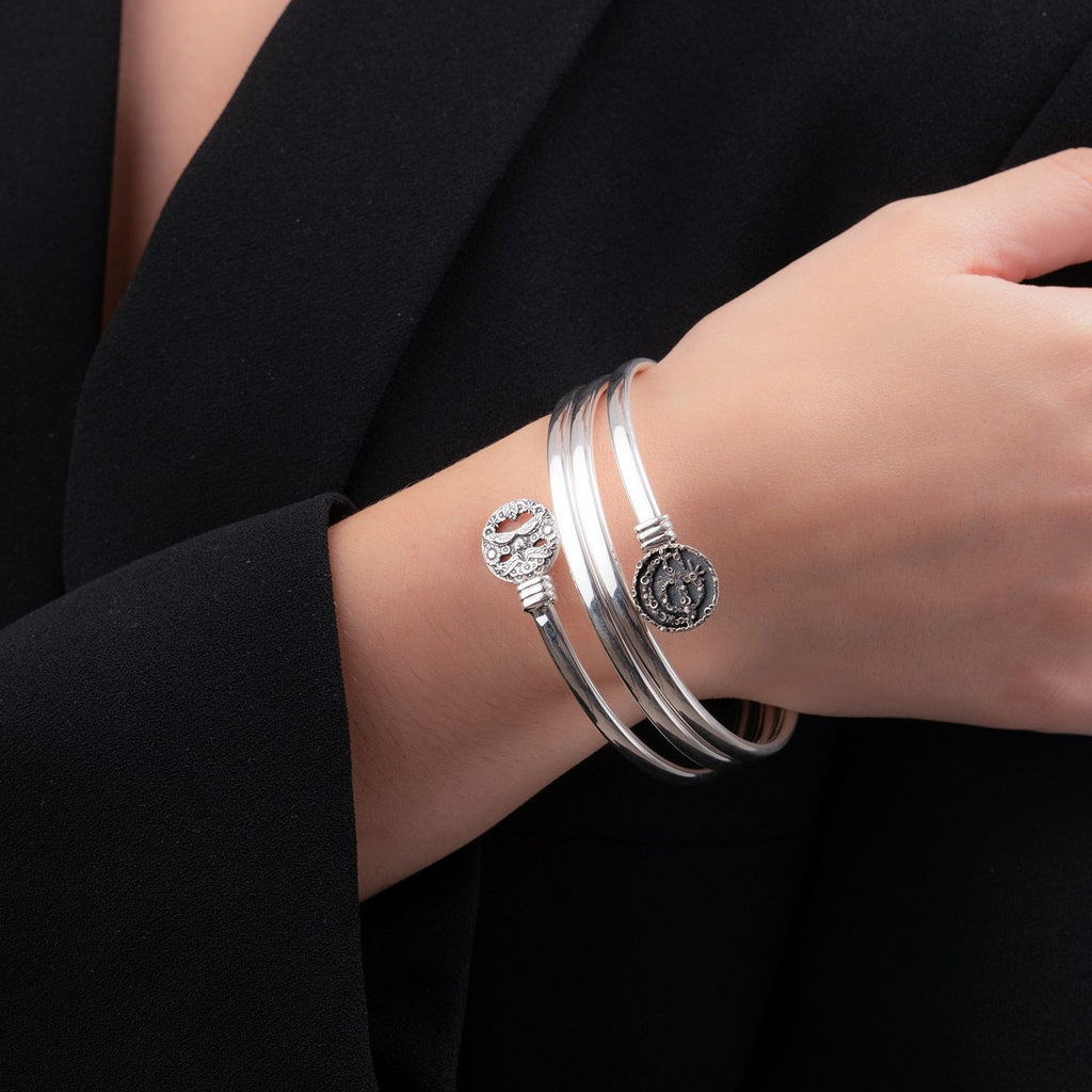Bracciale rigido donna Gerardo Sacco in argento 32385