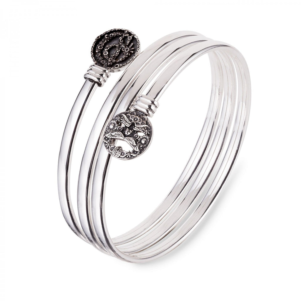 Bracciale rigido donna Gerardo Sacco in argento 32385