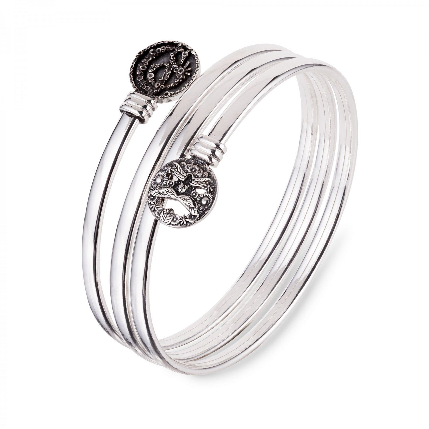 Bracciale rigido donna Gerardo Sacco in argento 32385