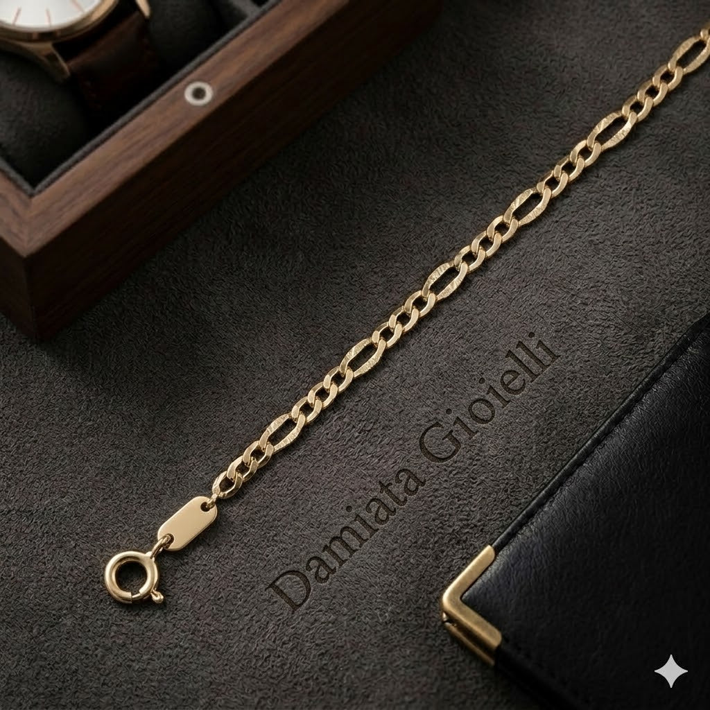 Bracciale a catena uomo Damiata Gioielli in oro giallo 325/102/6