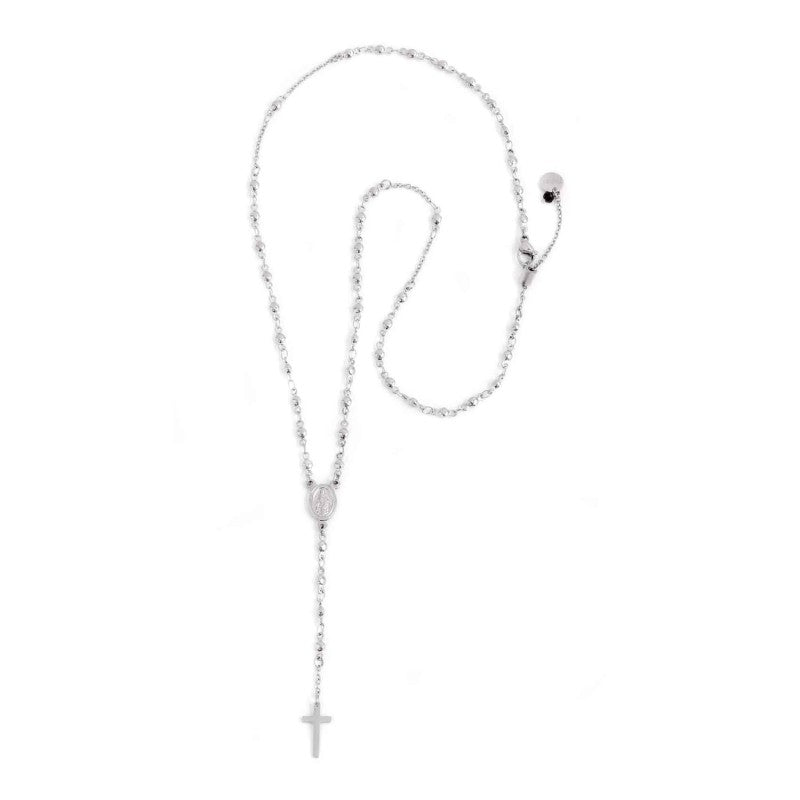 Collana rosario unisex Marlù in acciaio 33CO0004