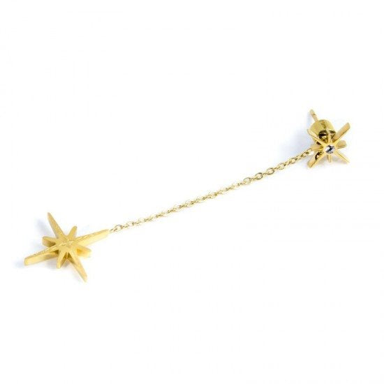 Monorecchino pendente donna Marlù in acciaio e cristalli 33OR0014G