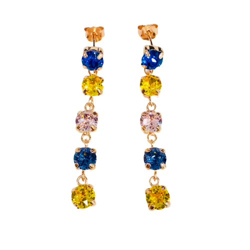 Orecchini pendente donna Trova Gioielli in argento e zirconi 3757-4