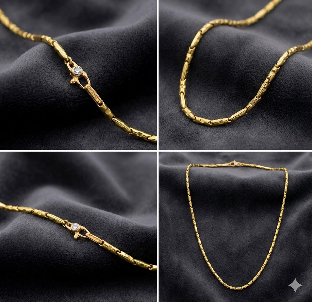 Collana Chimento uomo in oro giallo e diamante 3G00421ZB4500