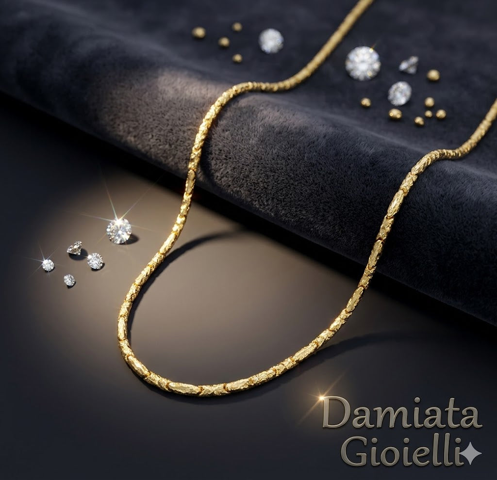 Collana Chimento uomo in oro giallo e diamante 3G00421ZB4500