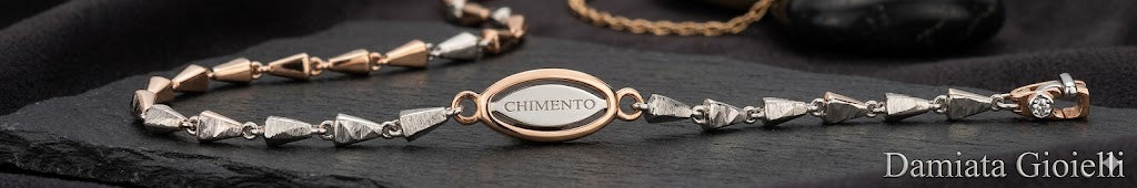 Collana Chimento Uomo collezione "CITY" in oro bianco e diamante 3G05682ZB7500