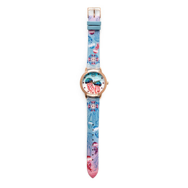 Orologio solo tempo donna Isola Bella Medusa in acciaio e pelle 40000038