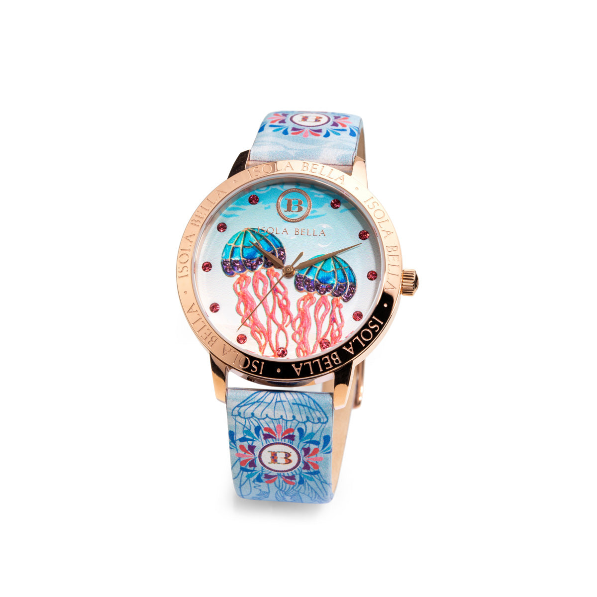 Orologio solo tempo donna Isola Bella Medusa in acciaio e pelle 40000038
