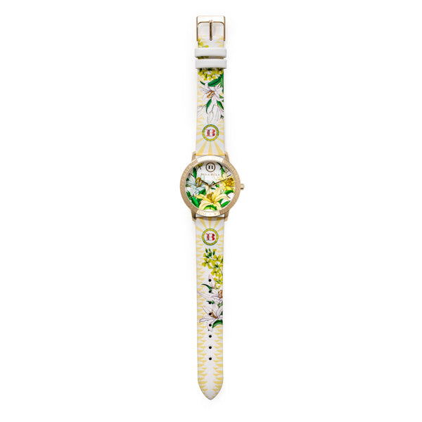 Orologio solo tempo donna Isola Bella in acciaio e pelle 40000045