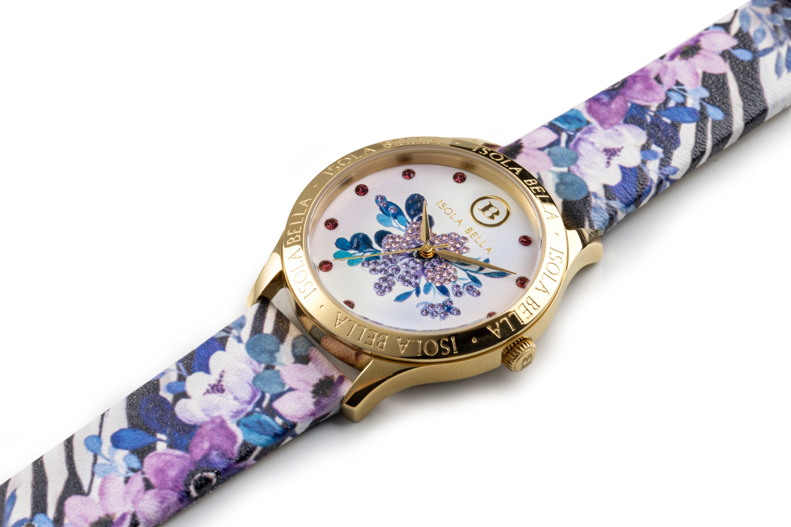 Orologio solo tempo donna Isola Bella Animalier Leopardato in acciaio e pelle 40000093