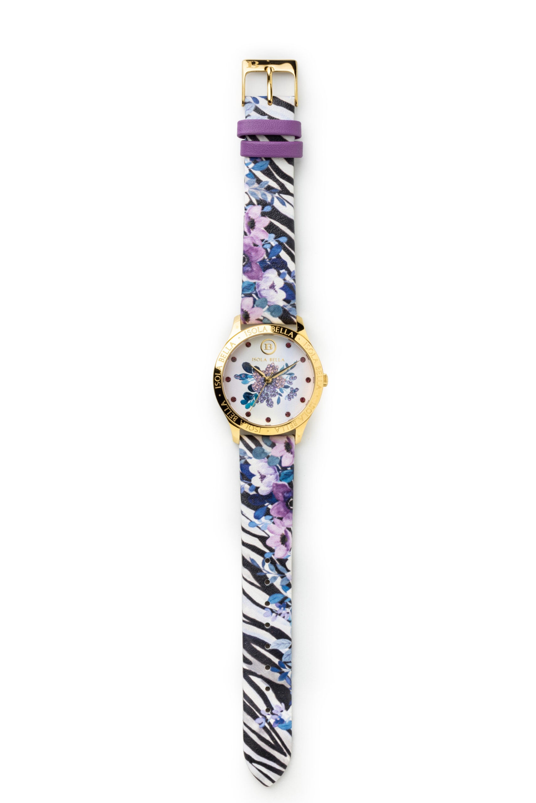 Orologio solo tempo donna Isola Bella Animalier Leopardato in acciaio e pelle 40000093