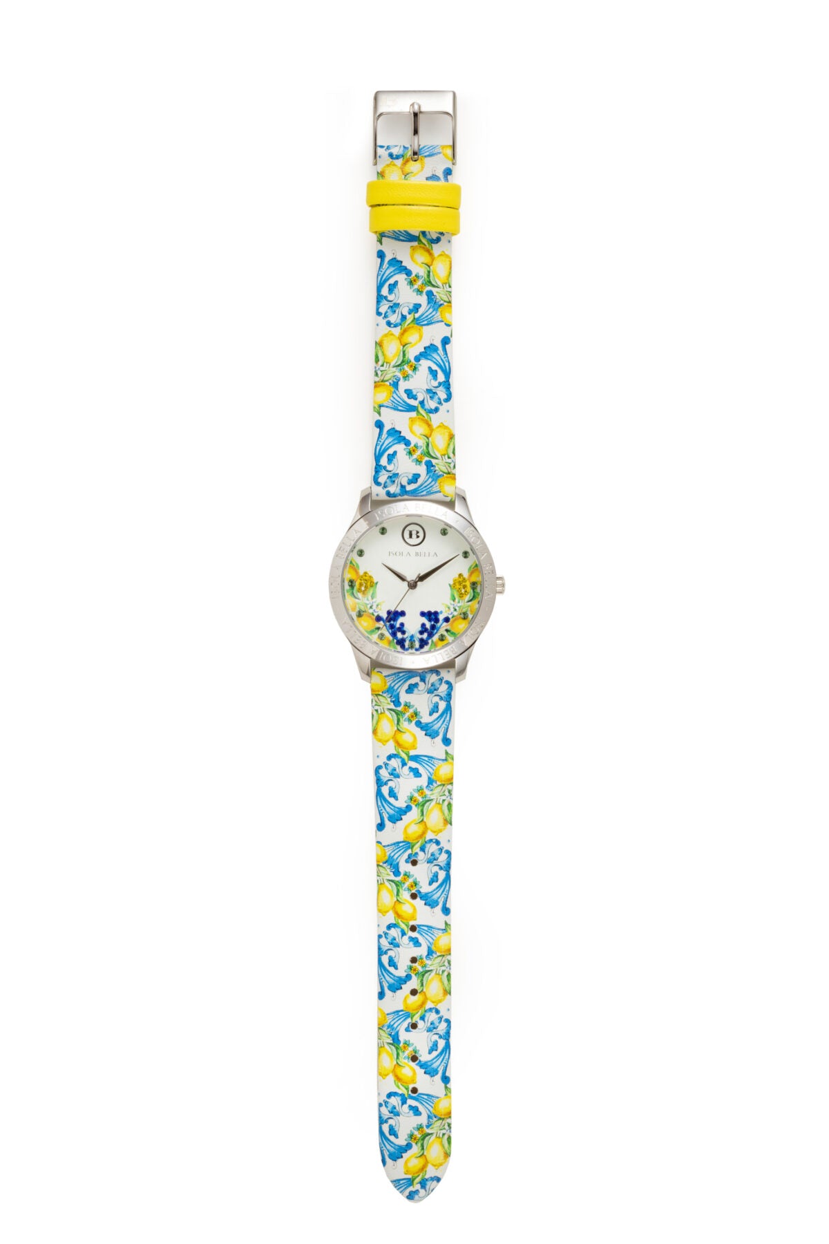 Orologio solo tempo Isola Bella Limoni in acciaio e pelle 40000099