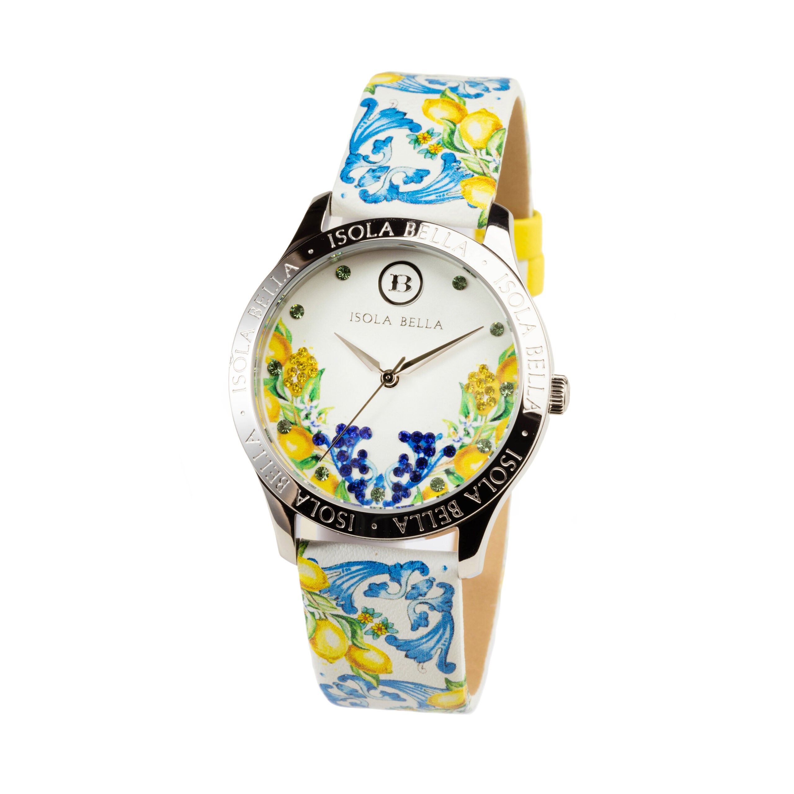 Orologio solo tempo Isola Bella Limoni in acciaio e pelle 40000099
