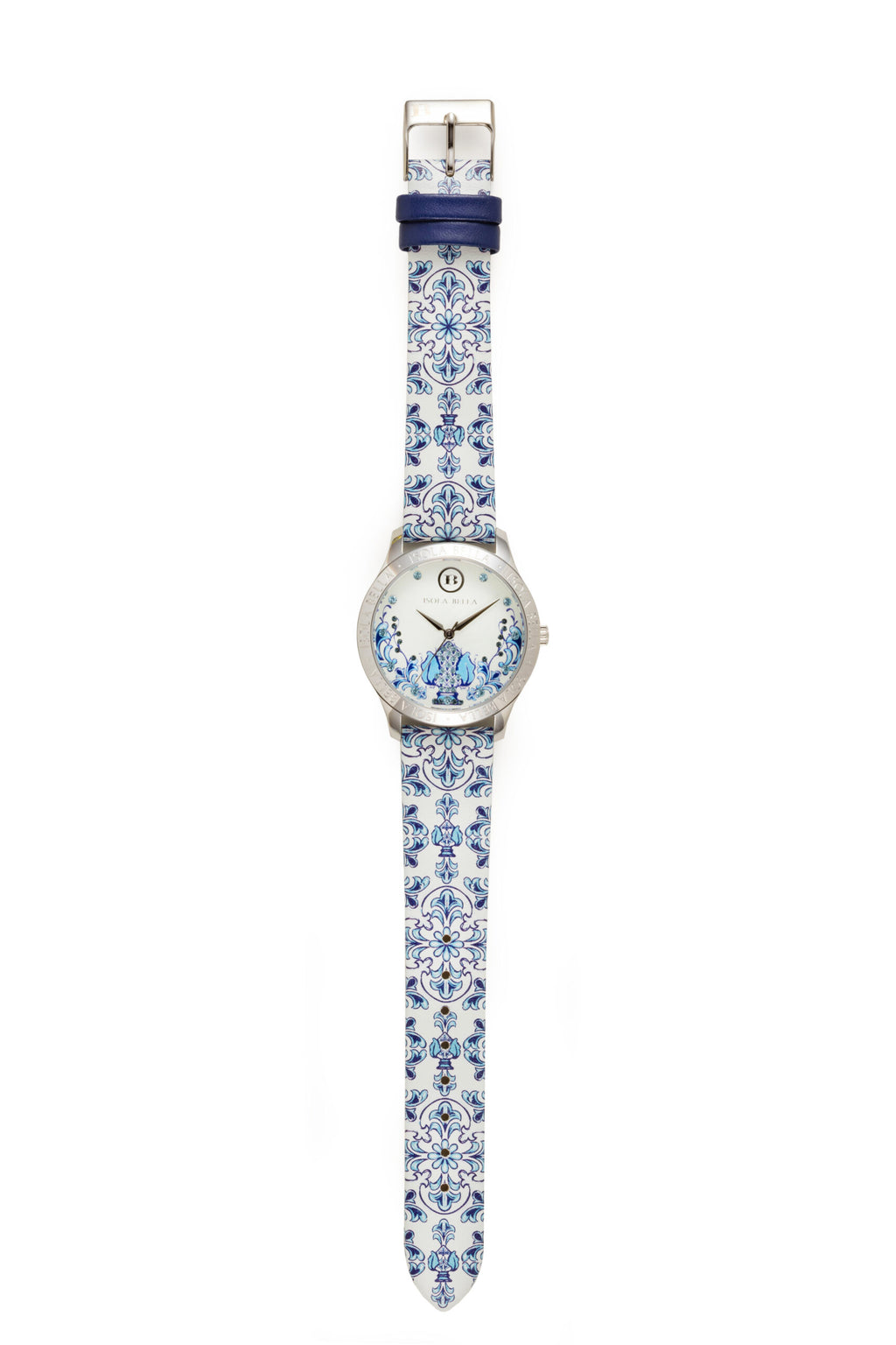 Orologio donna Isola Bella Pigna in acciaio e pelle 40000101