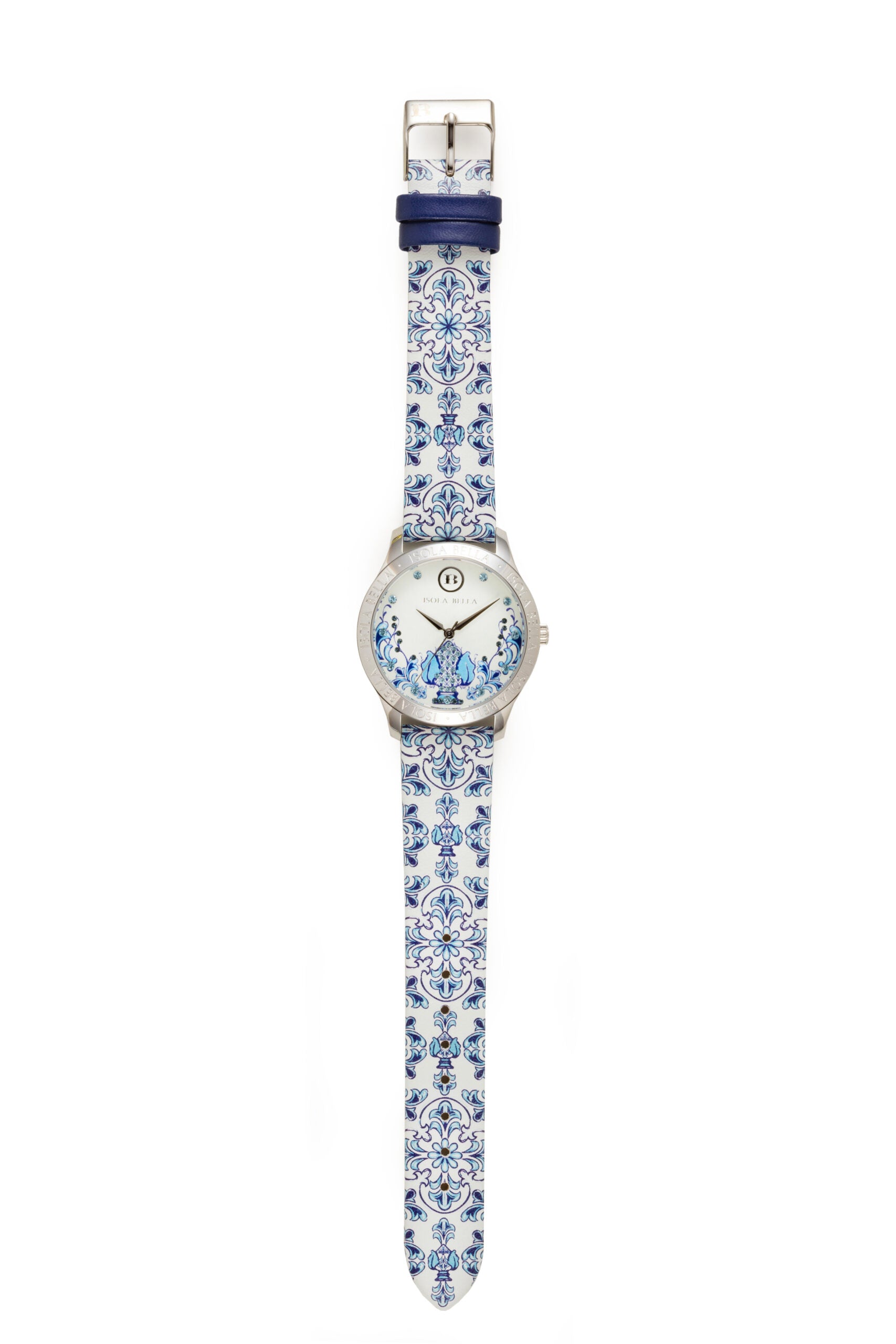 Orologio donna Isola Bella Pigna in acciaio e pelle 40000101