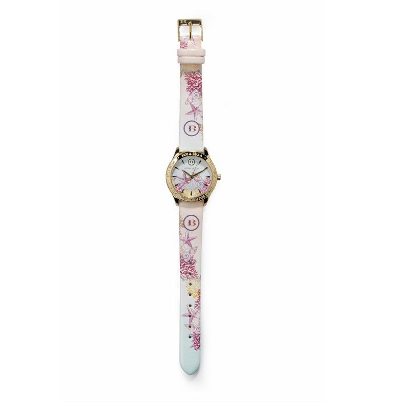 Orologio donna Isola Bella Fondale Marino in acciaio e pelle 40000116