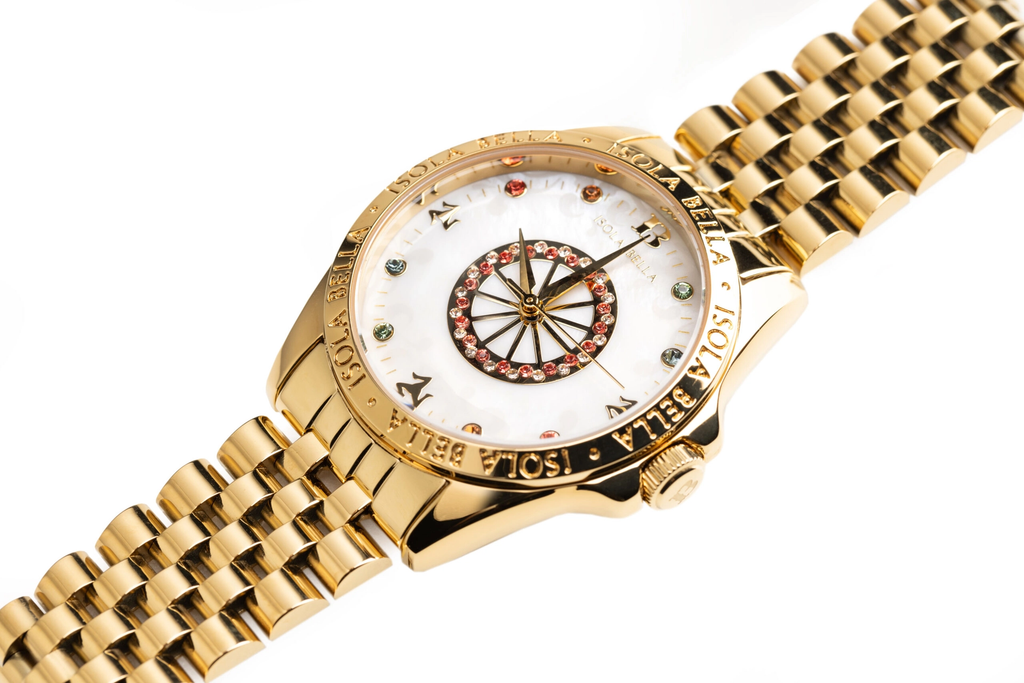Orologio solo tempo donna Isola Bella in metallo dorato 40000121