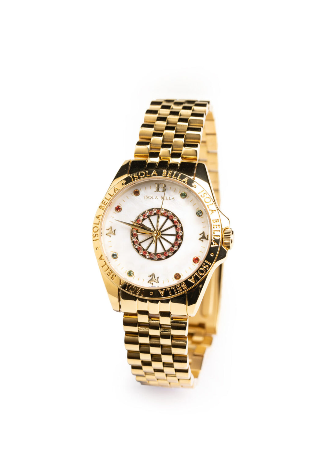 Orologio solo tempo donna Isola Bella in metallo dorato 40000121