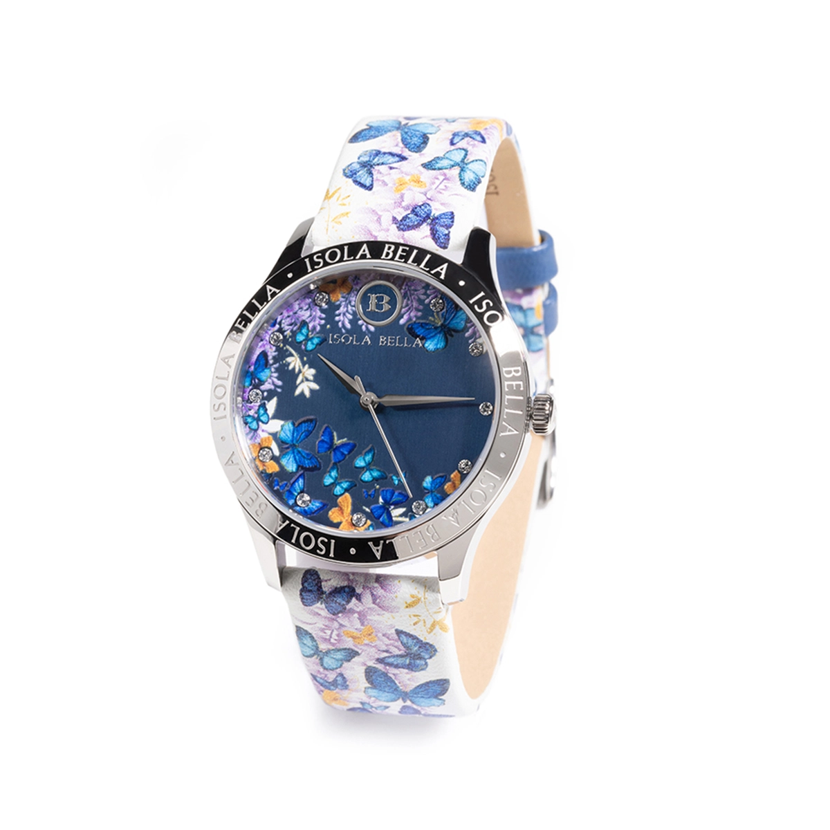 Orologio solo tempo donna Isola Bella Aurora in acciaio e pelle 40000123