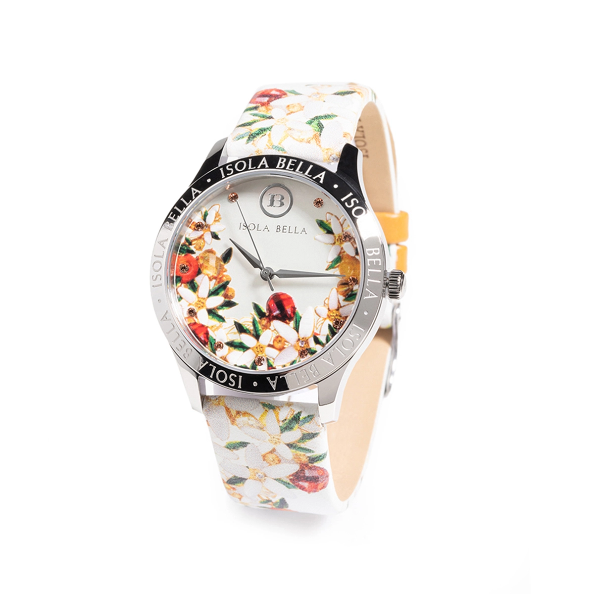 Orologio solo tempo donna Isola Bella in acciaio e pelle 40000124