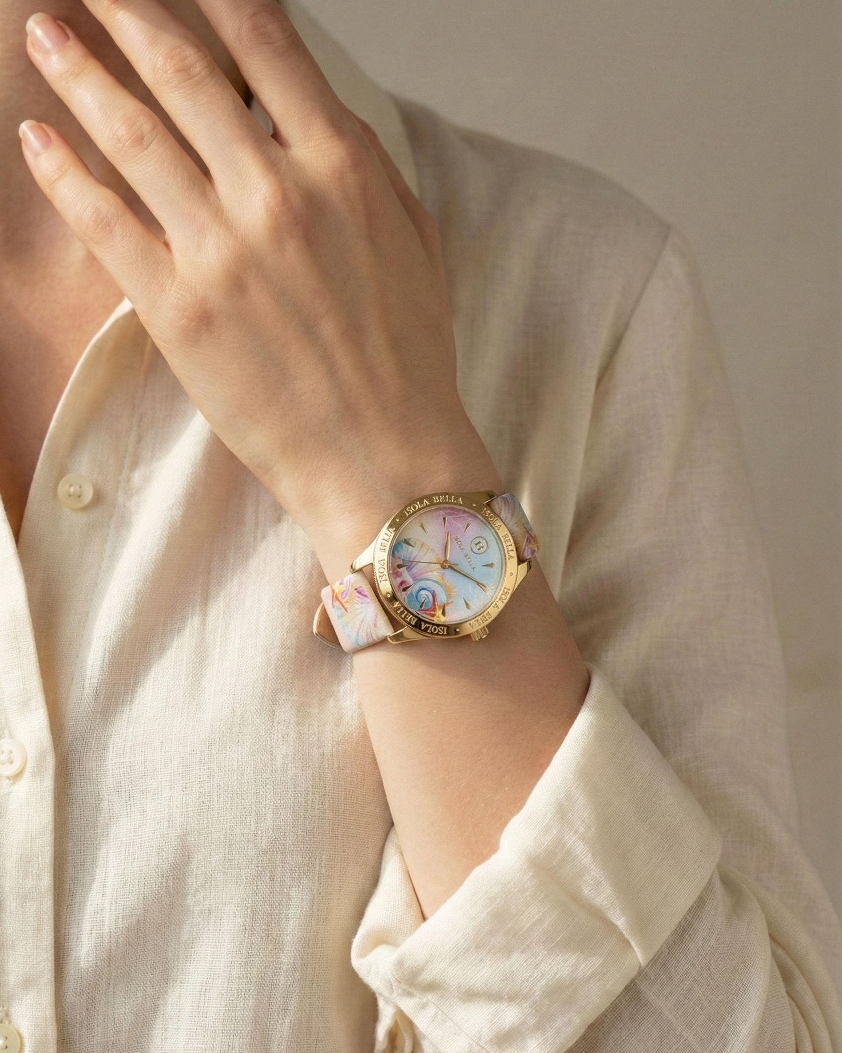 Orologio solo tempo donna Isola Bella Conchiglie in alloy e pelle 40000131