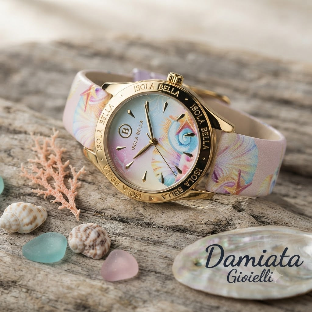 Orologio solo tempo donna Isola Bella Conchiglie in alloy e pelle 40000131