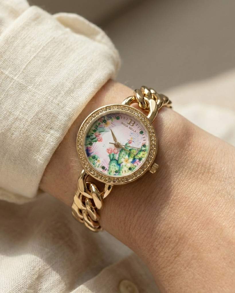 Orologio solo tempo donna Isola Bella Fico d'India in alloy e zirconi 40000137