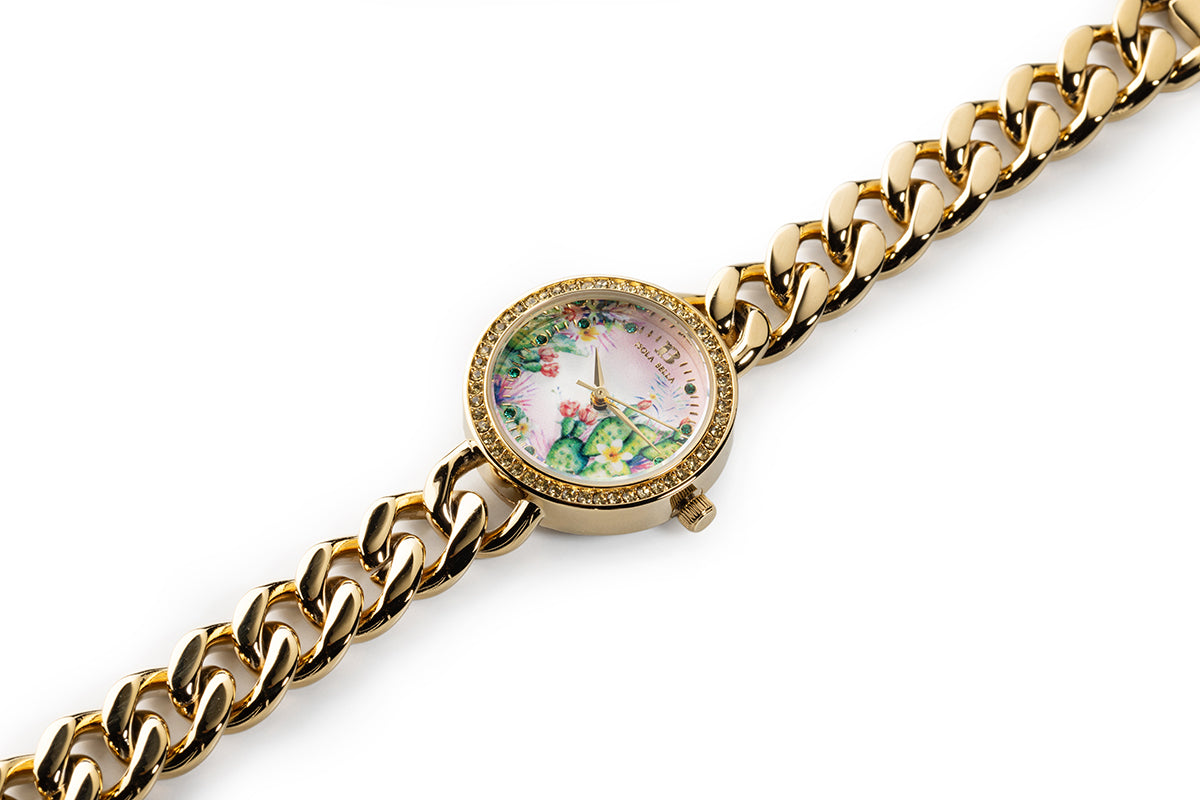 Orologio solo tempo donna Isola Bella Fico d'India in alloy e zirconi 40000137