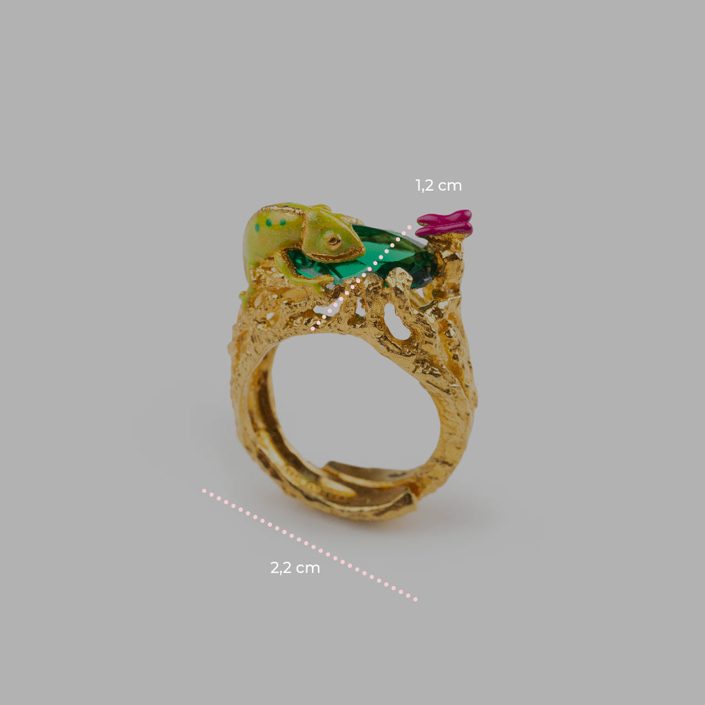 Anello donna Isola Bella Camaleonte in lega placcato oro ref. 60000167
