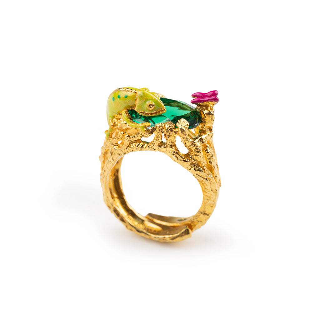 Anello donna Isola Bella Camaleonte in lega placcato oro ref. 60000167