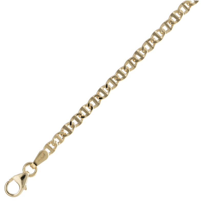 Bracciale a catena uomo Damiata Gioielli in oro giallo 431/4/102