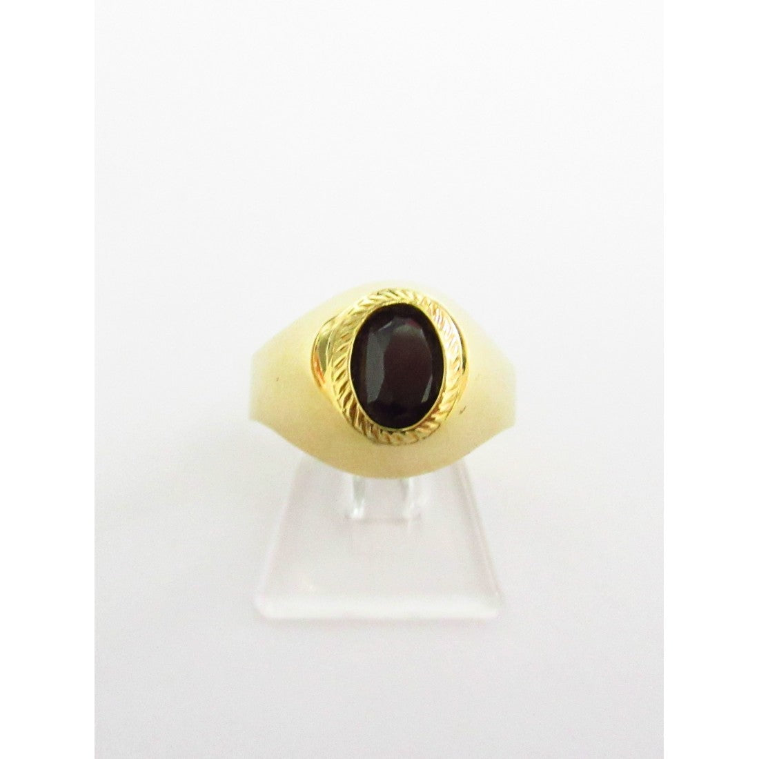 Anello bambino Damiata Gioielli in oro giallo e onice nero 435/4/102