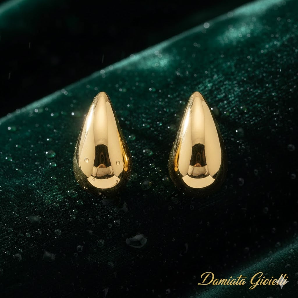 Orecchini a goccia donna Damiata Gioielli in oro giallo 436/9/102