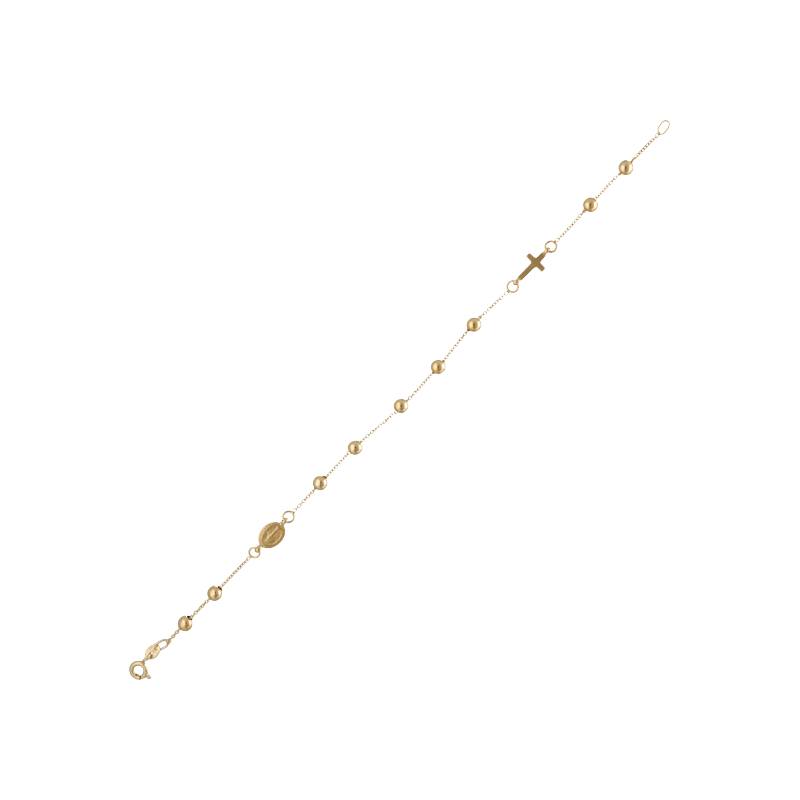Bracciale rosario unisex Damiata Gioielli in oro giallo 437/102/2