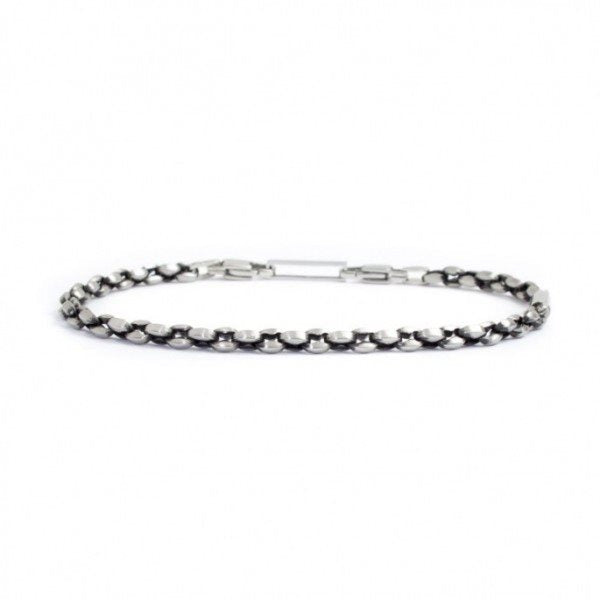 Bracciale a catena uomo Marlù Man Trendy in acciaio 4BR1837BR