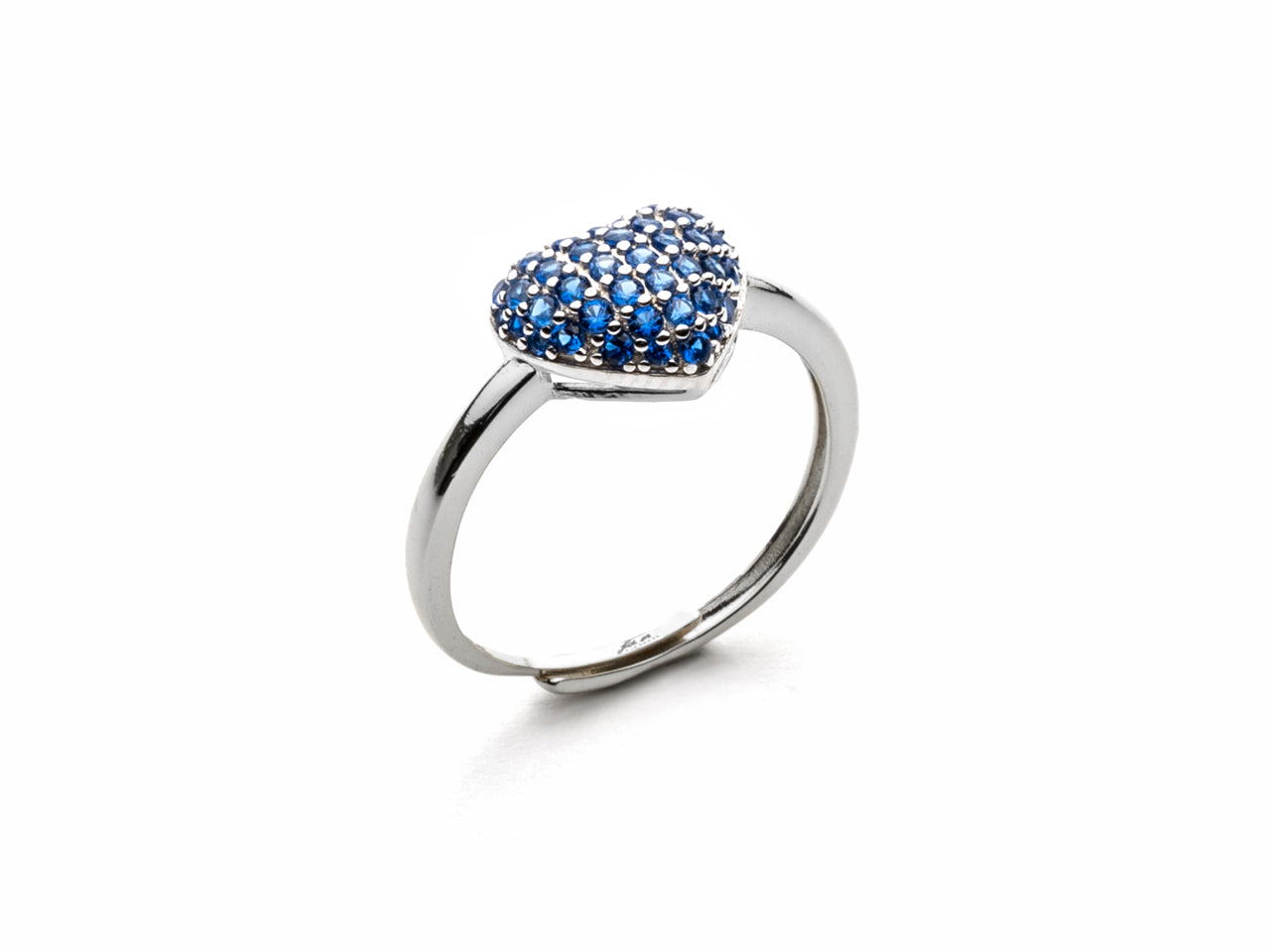 Anello a cuore donna 4US Cesare Paciotti in argento e zirconi 4UAN5716W