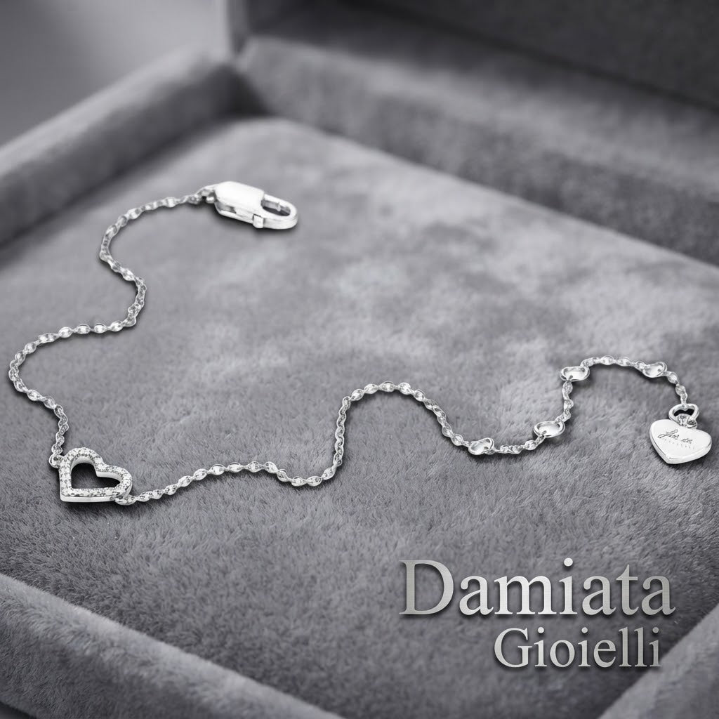 Bracciale donna 4US Cesare Paciotti in argento e zirconi ref. 4UBR5353W