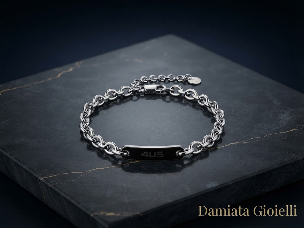 Bracciale uomo 4US Cesare Paciotti in acciaio ref. 4UBR6144